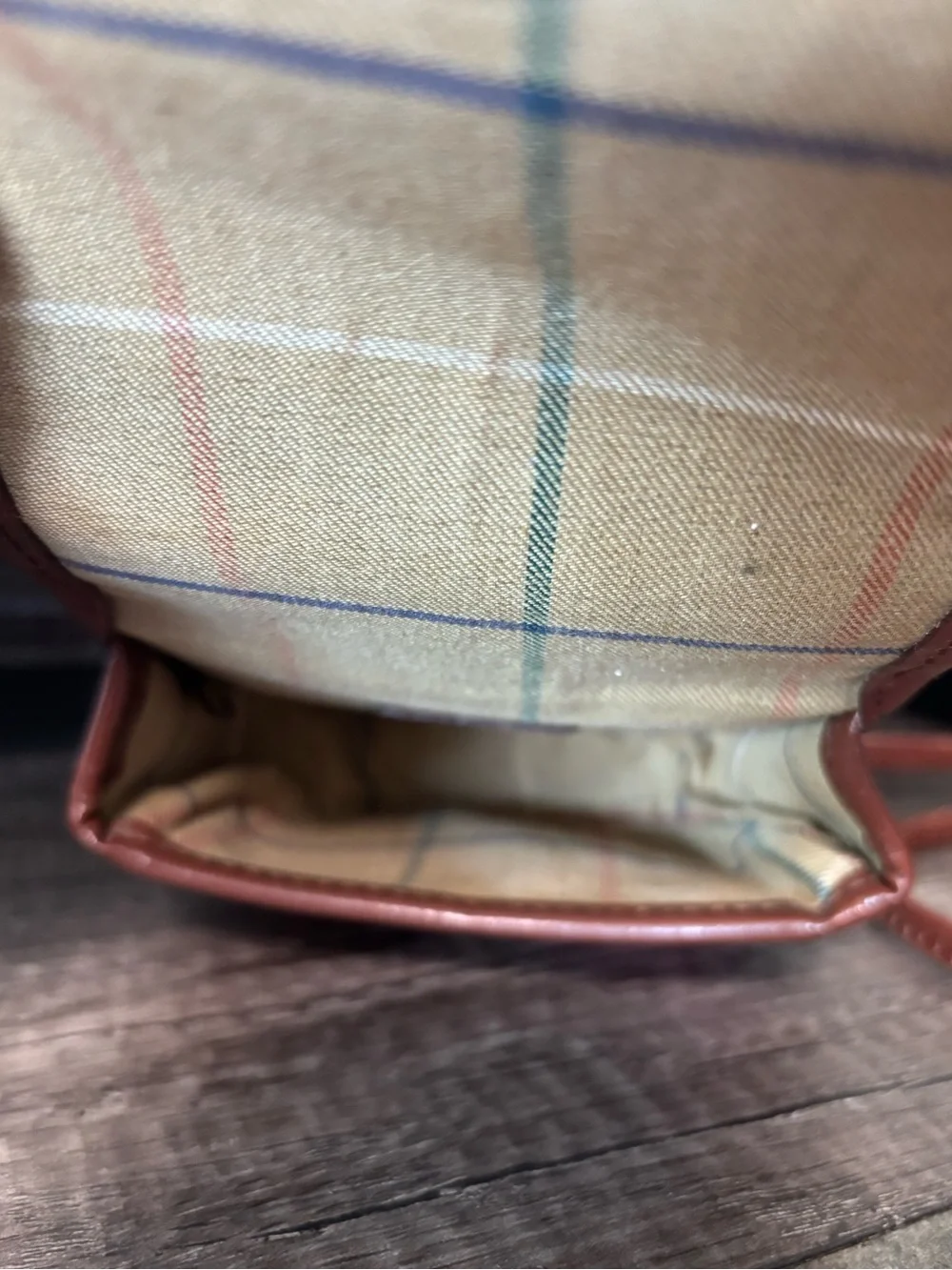 ELLE Red Genuine Pebble Leather Small Crossbody